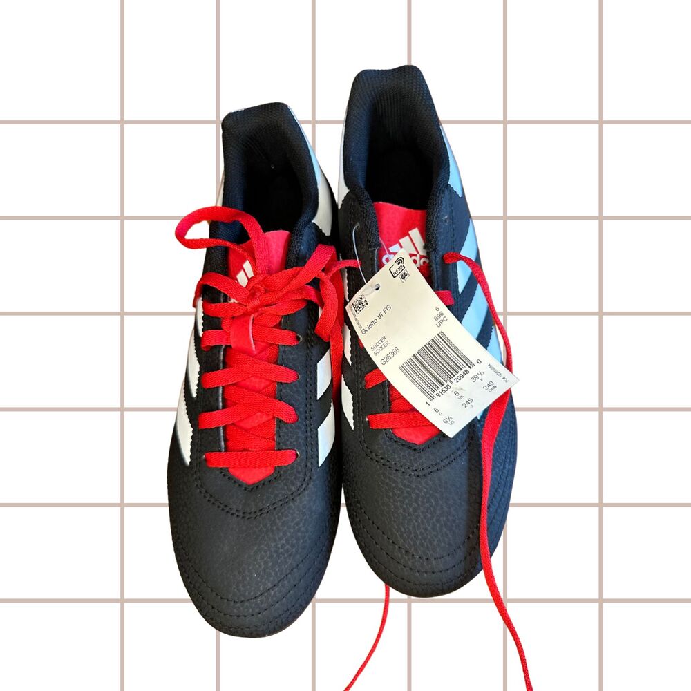 Adidas Performance Men's Goletto VI FG Soccer Shoe Cleat size 6.5 eu 39 1/3 NWT